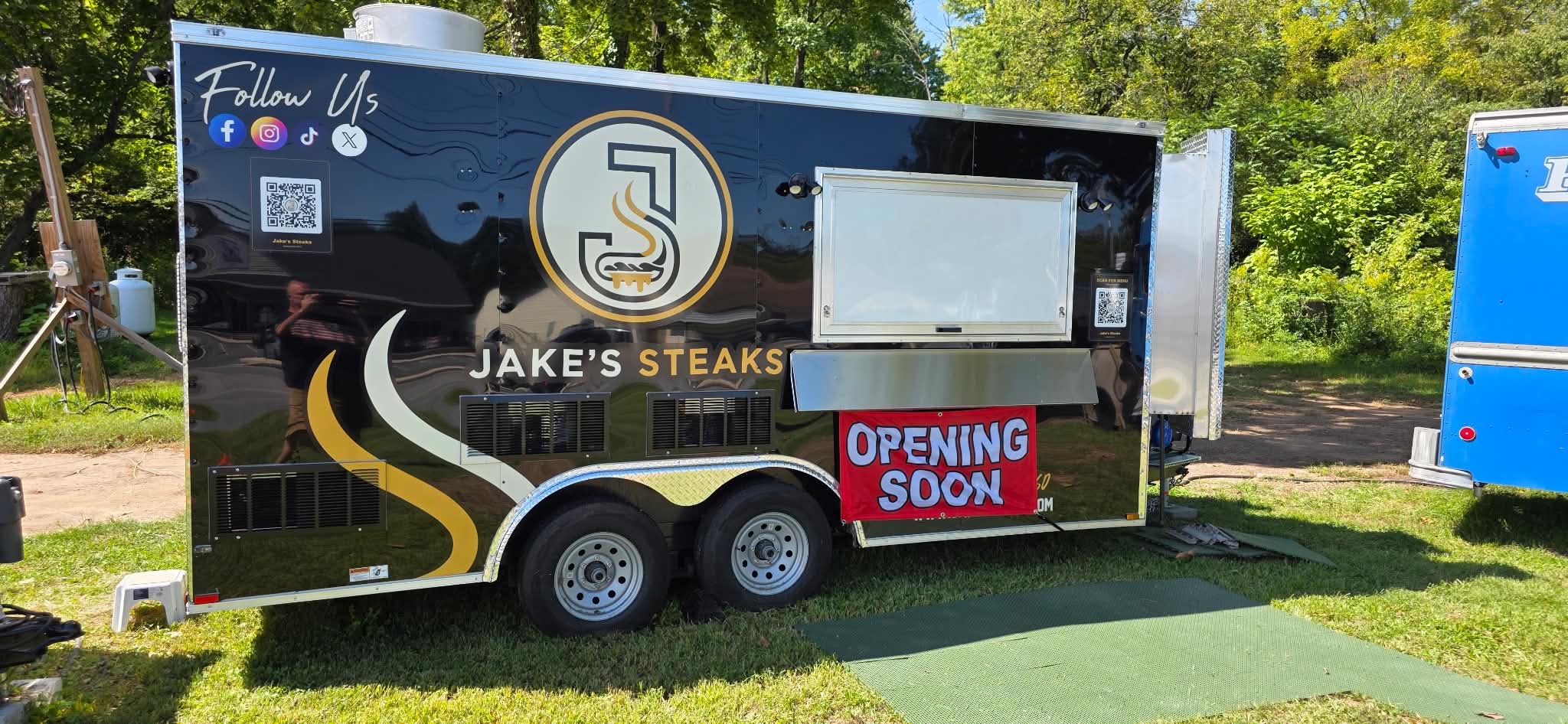 Jake's Steaks food truck serving window